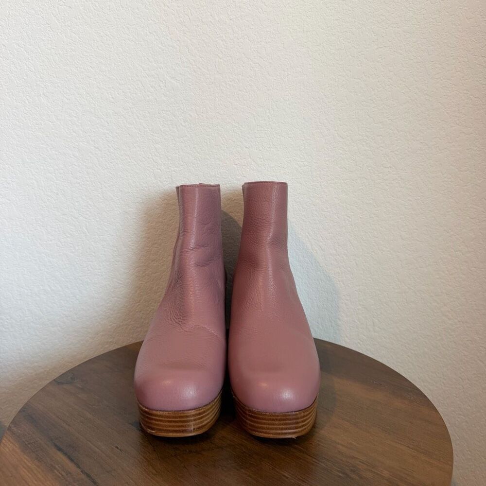 Intentionally Blank Leather Speed Platform Ankle Boot Women's Size 41 US 11 - Picture 2 of 12